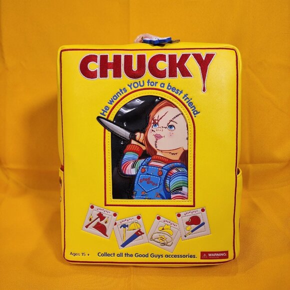 Loungefly Childs Play Chucky Good Guys Toy Box Cosplay Mini Backpack NEW main image 12